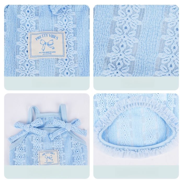 レース編花　ストラップ