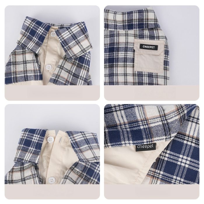 チェック　カジュアルシャツ