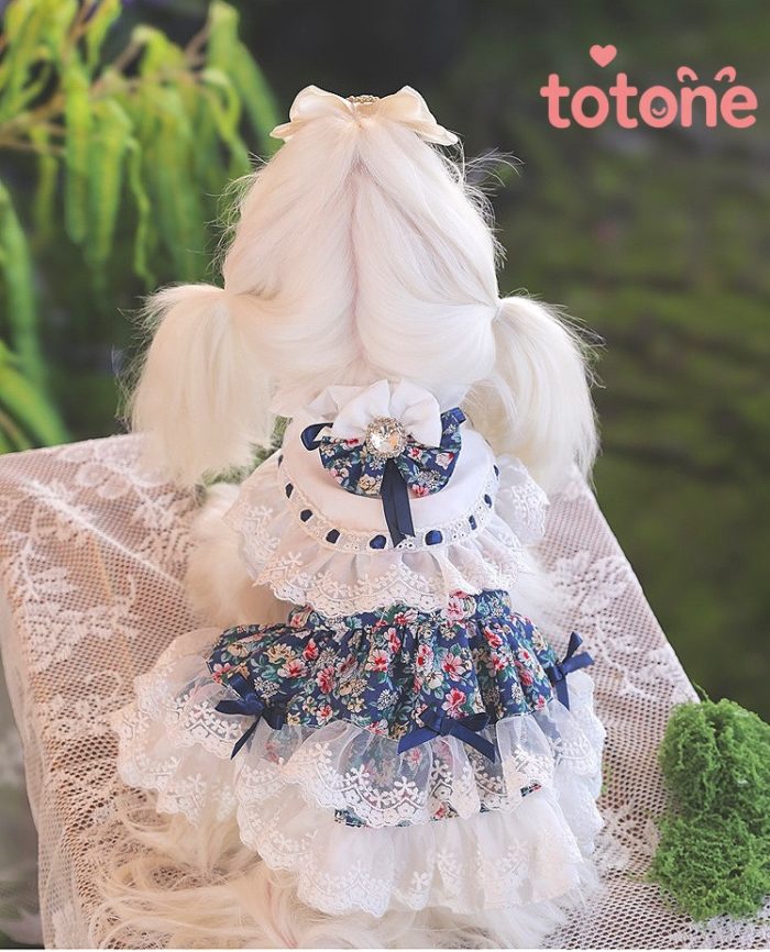 小花柄ロリータドレス